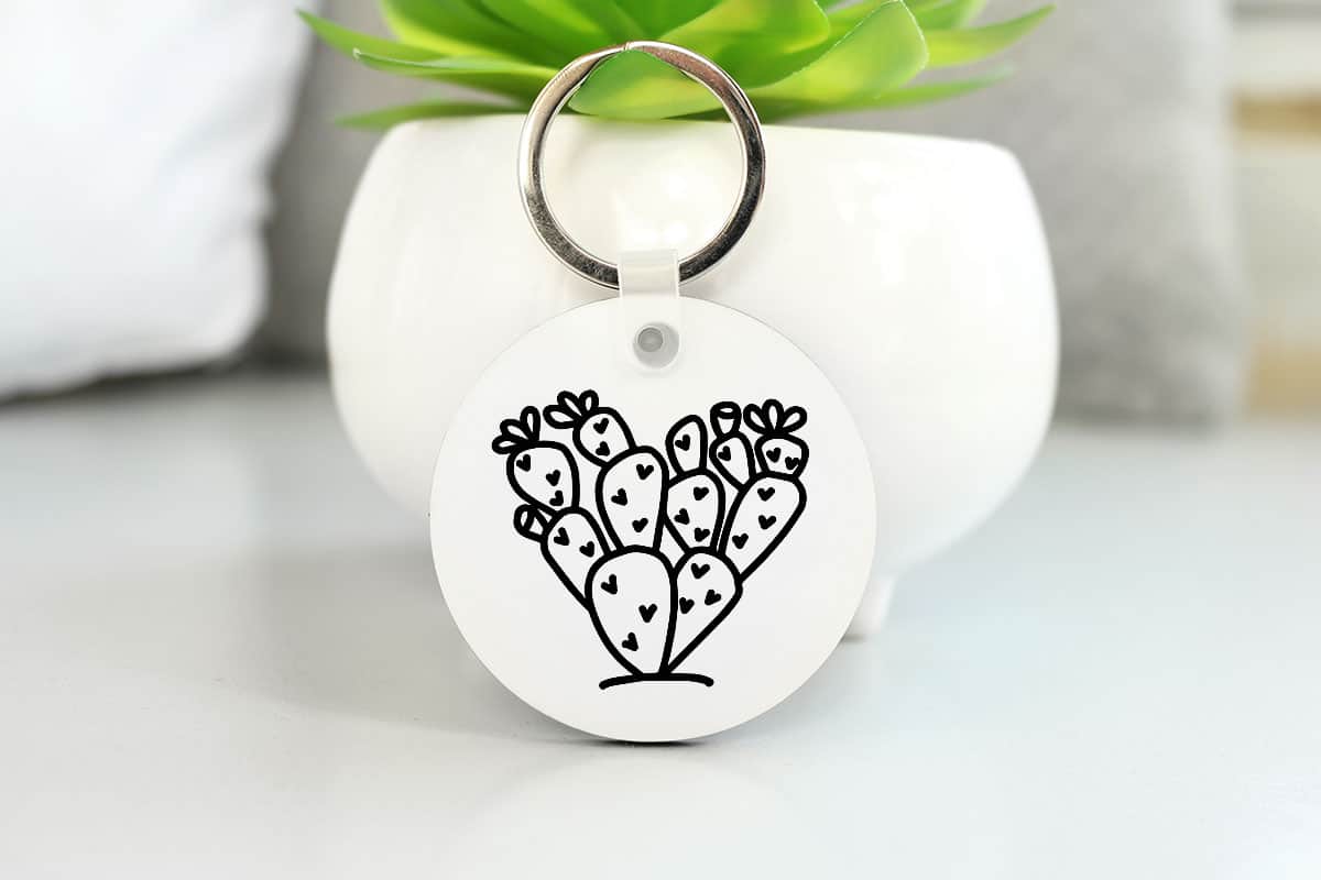 Cactus Valentine Free SVG02