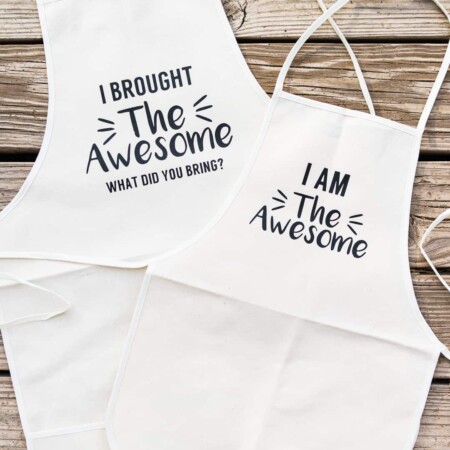Father's Day Matching Apron Set - Matching
