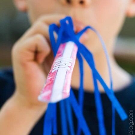4th of July Paper Firecrackers for Kids - Fun