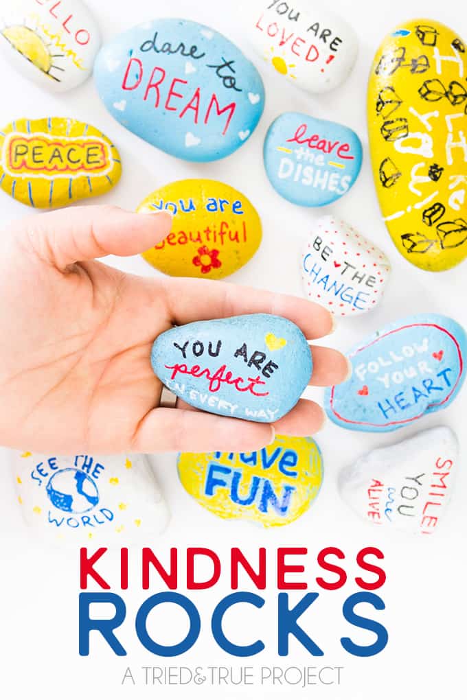 Participate in the Kindness Rocks Project with Kids!