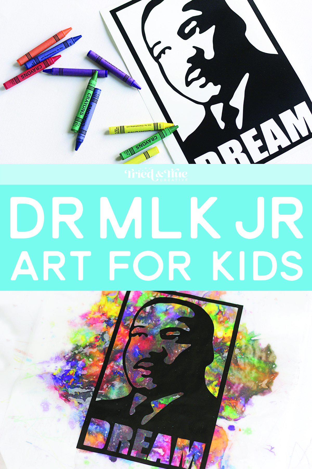 Celebrate Martin Luther King Jr. Day with inspiring art projects for kids.