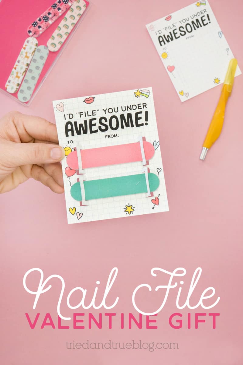Nail File Valentine Gift